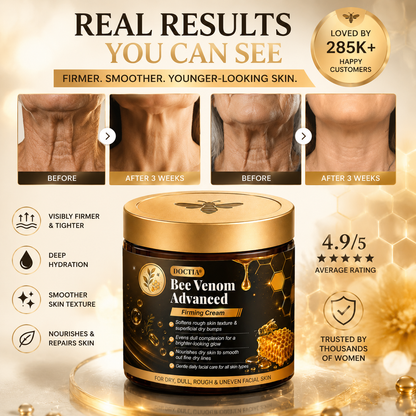 ✨🔥DOCTIA® Bee Venom Advanced Firming Cream Focused on Fine Line & Firmness Care