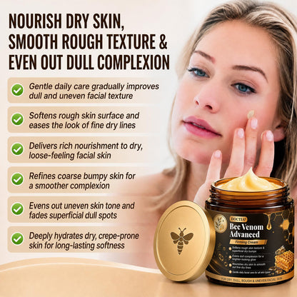 ✨🔥DOCTIA® Bee Venom Advanced Firming Cream Focused on Fine Line & Firmness Care.